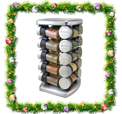 Olde thompson 20 jar revolving spice rack clearance